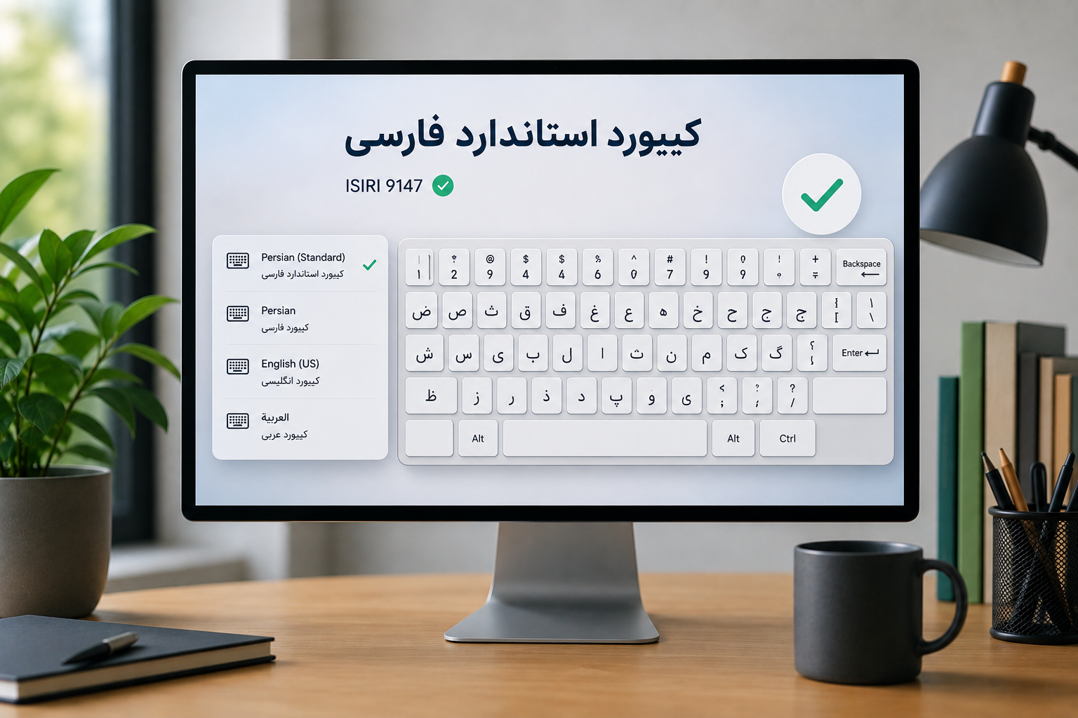 کیبورد استاندارد فارسی چیست و چطور نصبش کنیم؟