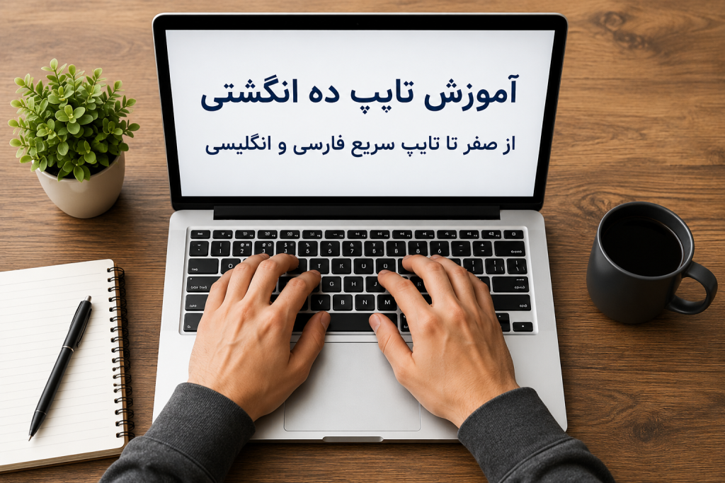 آموزش تایپ ده انگشتی