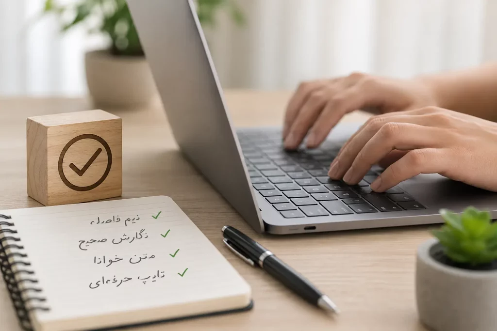 تفاوت فاصله و نیم فاصله