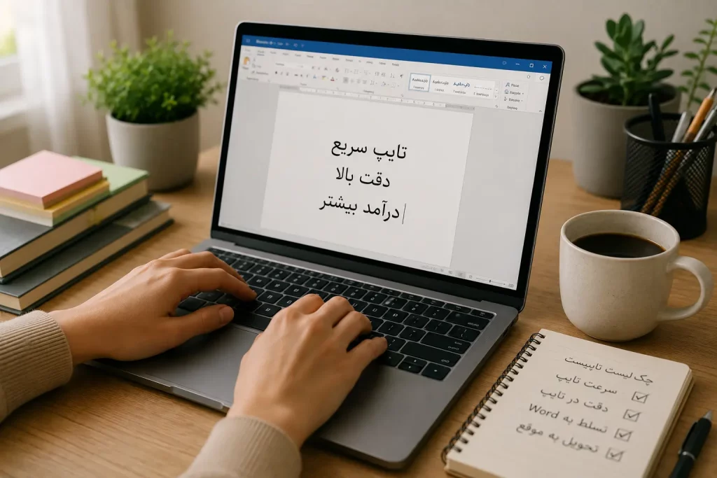 چقدر از تایپ میتونم درآمد داشته باشم