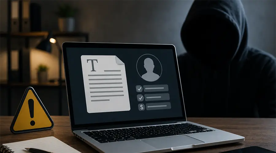 which typing project is scam