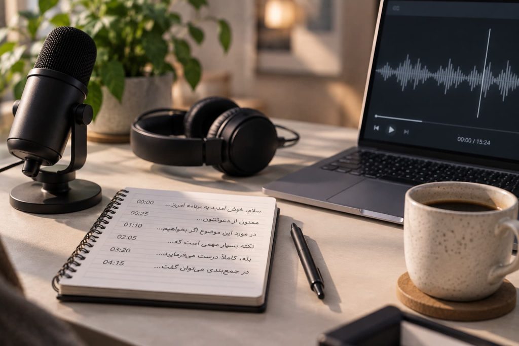 کسب درآمد از پیاده سازی فایل صوتی به متن
