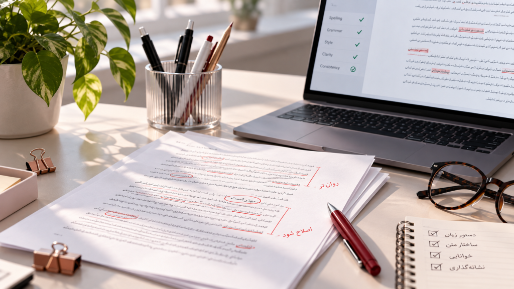 تفاوت نویسنده با ویراستار